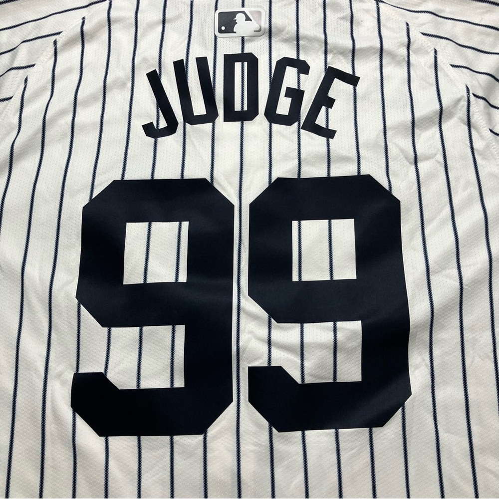 Nike New York Yankees Aaron Judge MLB Jersey Mens Size L White NWT Defect - Picture 6 of 10